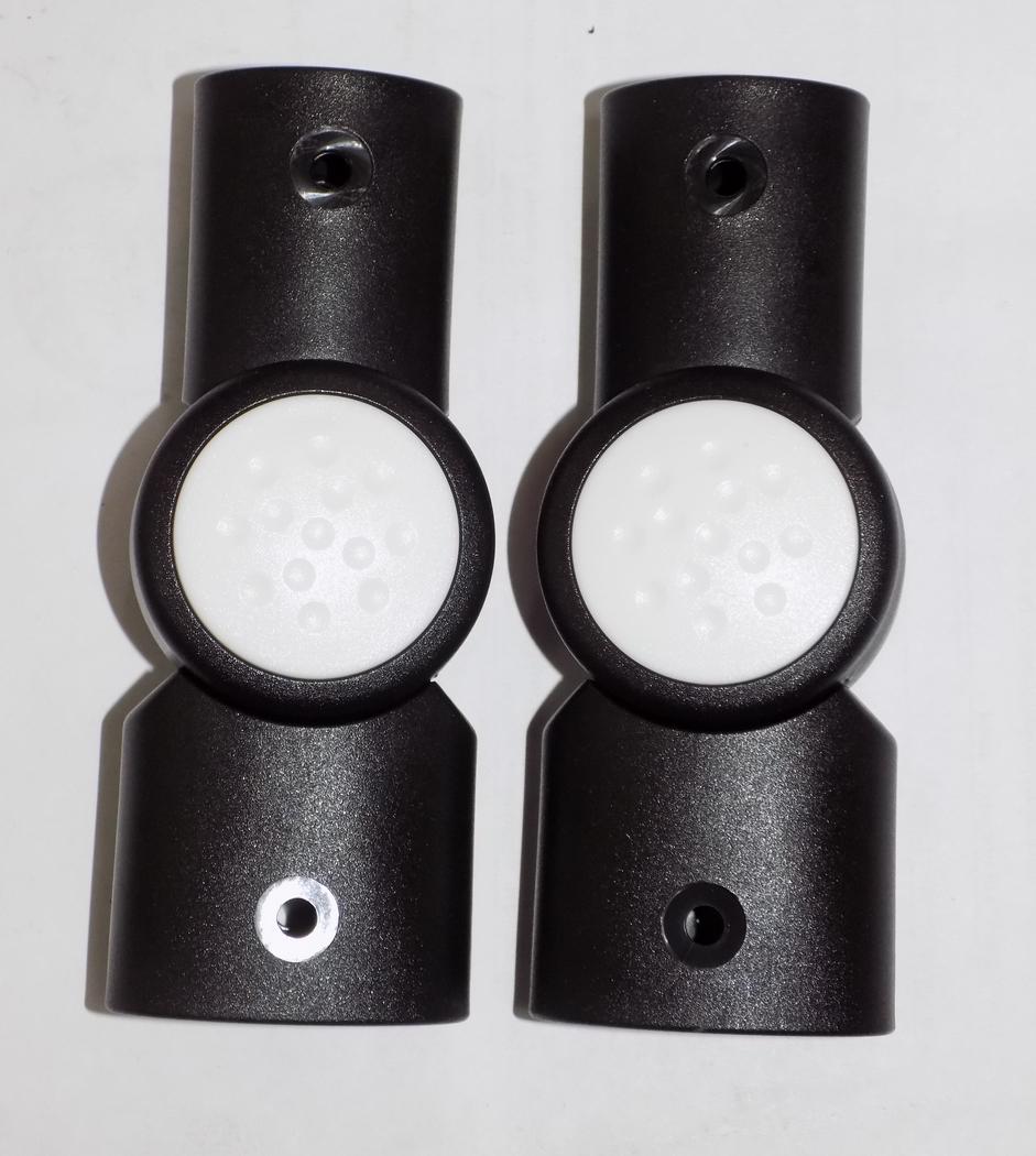 Шарнір 13 точок 20x30 мм/22x42 мм 2 шт. Чорний (29109)