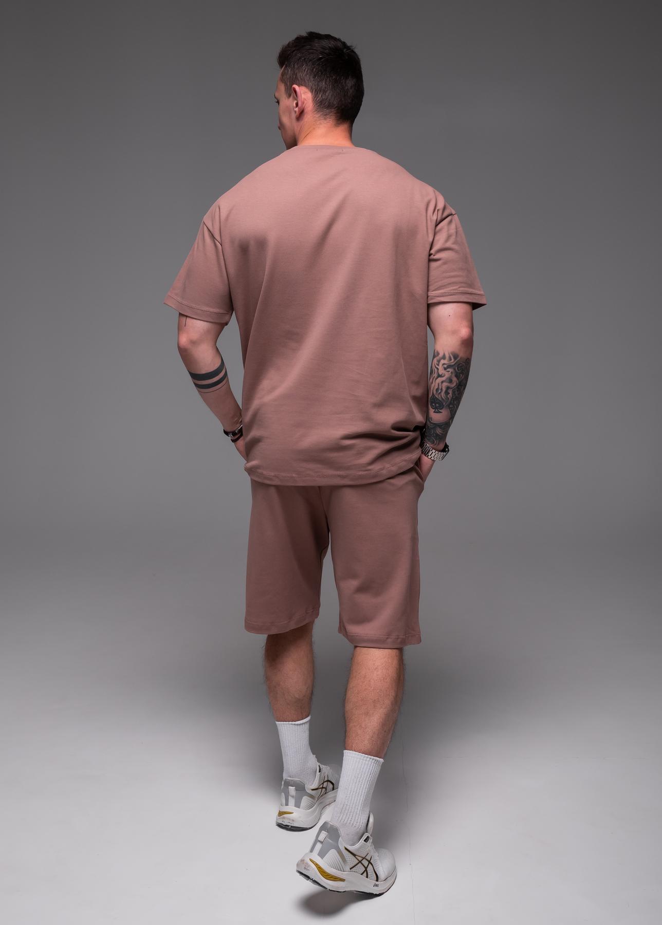 Прогулочный костюм мужской Must Believe оверсайз XL Кофейный (2385/2/3) - фото 4