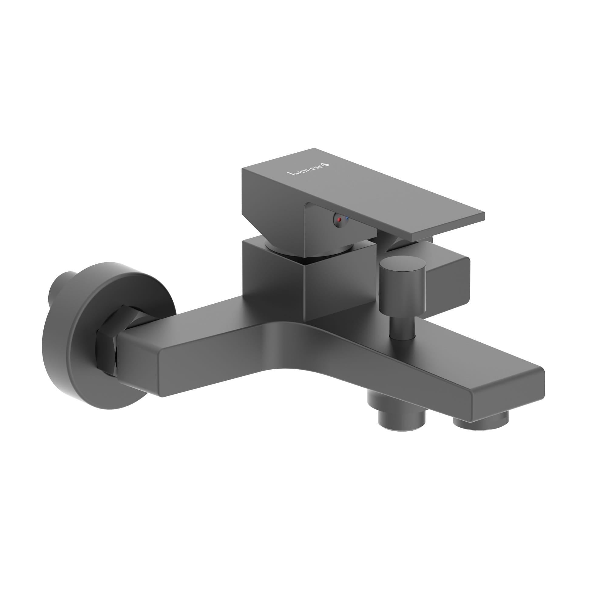 Смеситель для ванны Imprese Judit однорычажный Черный матовый (f03210810AA)