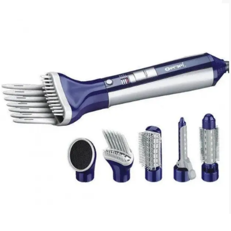 Фен-щетка Gemei GM 4834 6в1 для укладки волос (13453)