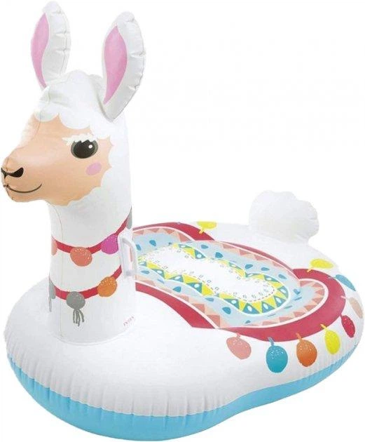 Надувной плотик Intex 57564 Лама 135-94-112 см до 40 кг с ручками (2295258349)