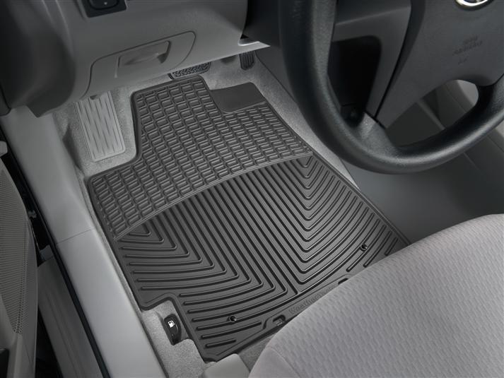 Коврики автомобильные передние резиновые WeatherTech W86 Toyota Highlander 2008-2013 Черный (1185135902)