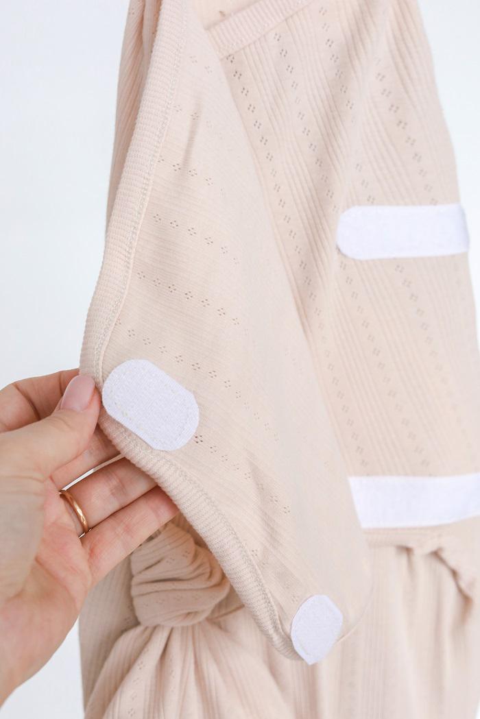 Пеленка- кокон с шапочкой летняя перфорированная для новорожденного безразмерная на липучках 0-9 мес 1 м Пудровый (MG150) - фото 4 Пеленка- кокон с шапочкой летняя перфорированная для новорожденного безразмерная на липучках 0-9 мес 1 м Пудровый (MG150) - фото 4