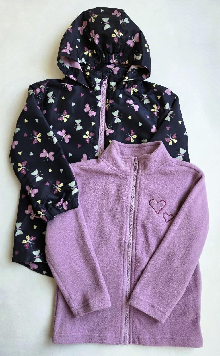 Куртка дитяча демісезонна Lupilu на флісовій підкладці 98-104 см 3в1 (017651)