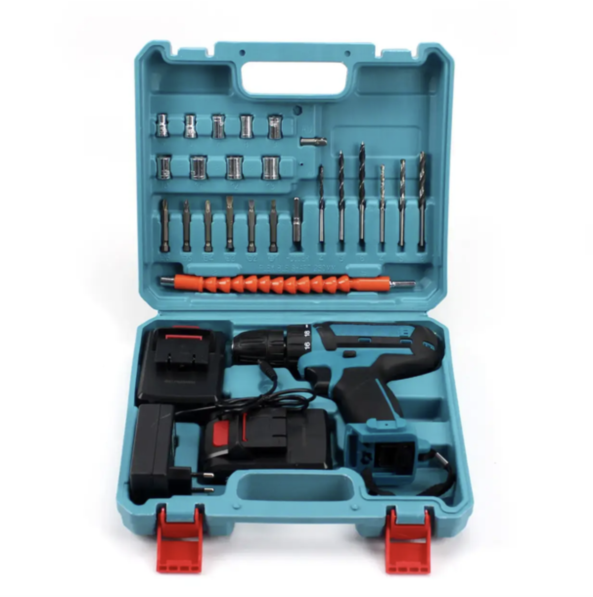 Шуруповерт аккумуляторный с набором инструментов Makita 331 DWE 24 В 5.0 А/час 2 аккумулятора в кейсе (31259162)