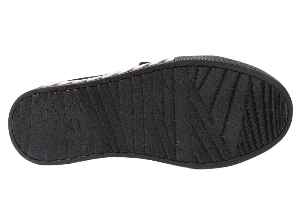 Кеди чоловічі Cros Sav зі шкіри на низькому ходу на шнурівці р. 36 Чорний (24-21DTC) - фото 6 Кеди чоловічі Cros Sav зі шкіри на низькому ходу на шнурівці р. 36 Чорний (24-21DTC) - фото 6