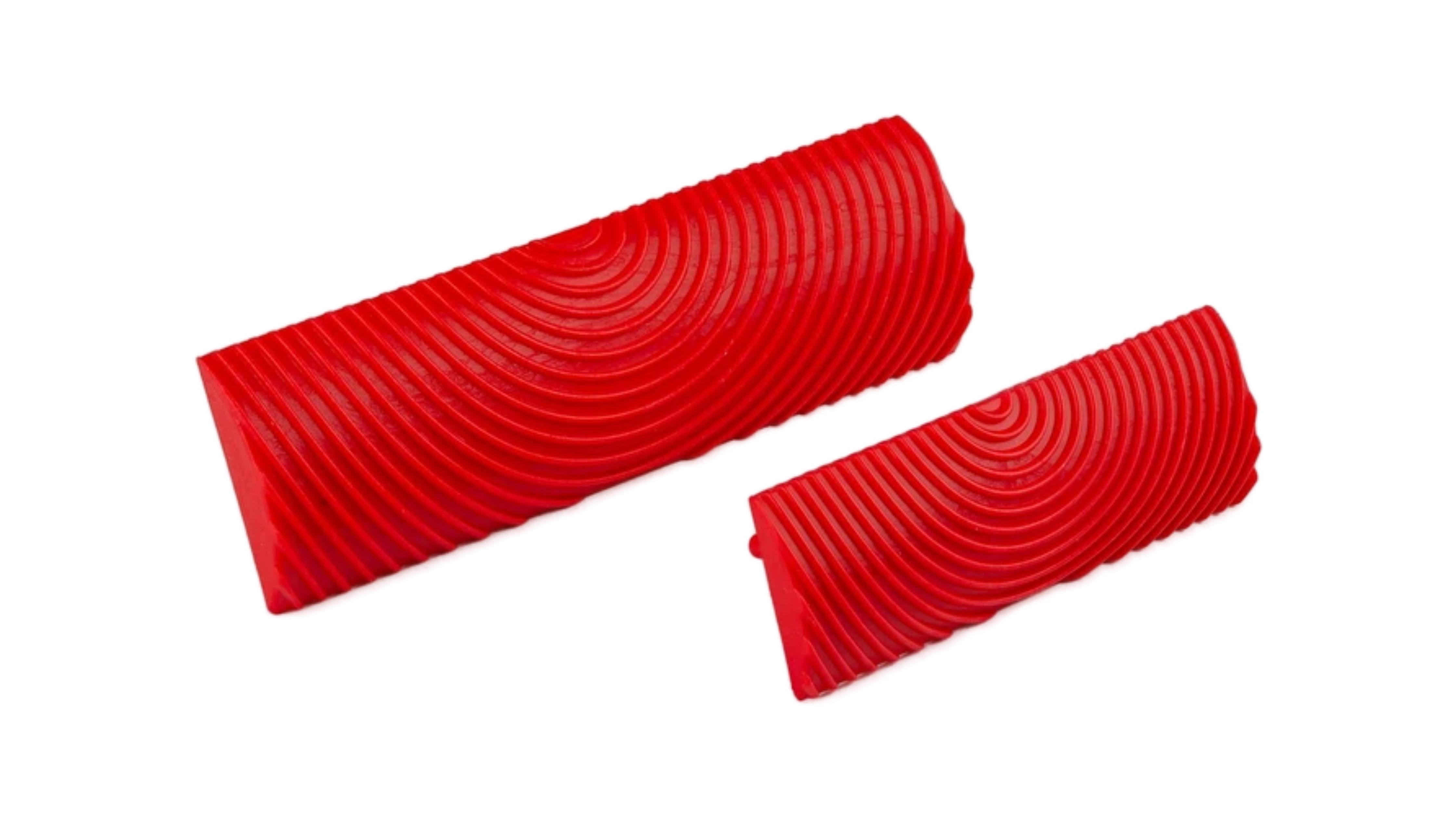 Шпатель для имитации дерева двусторонний резиновый 2 шт. 13/8,5 см (61243614)