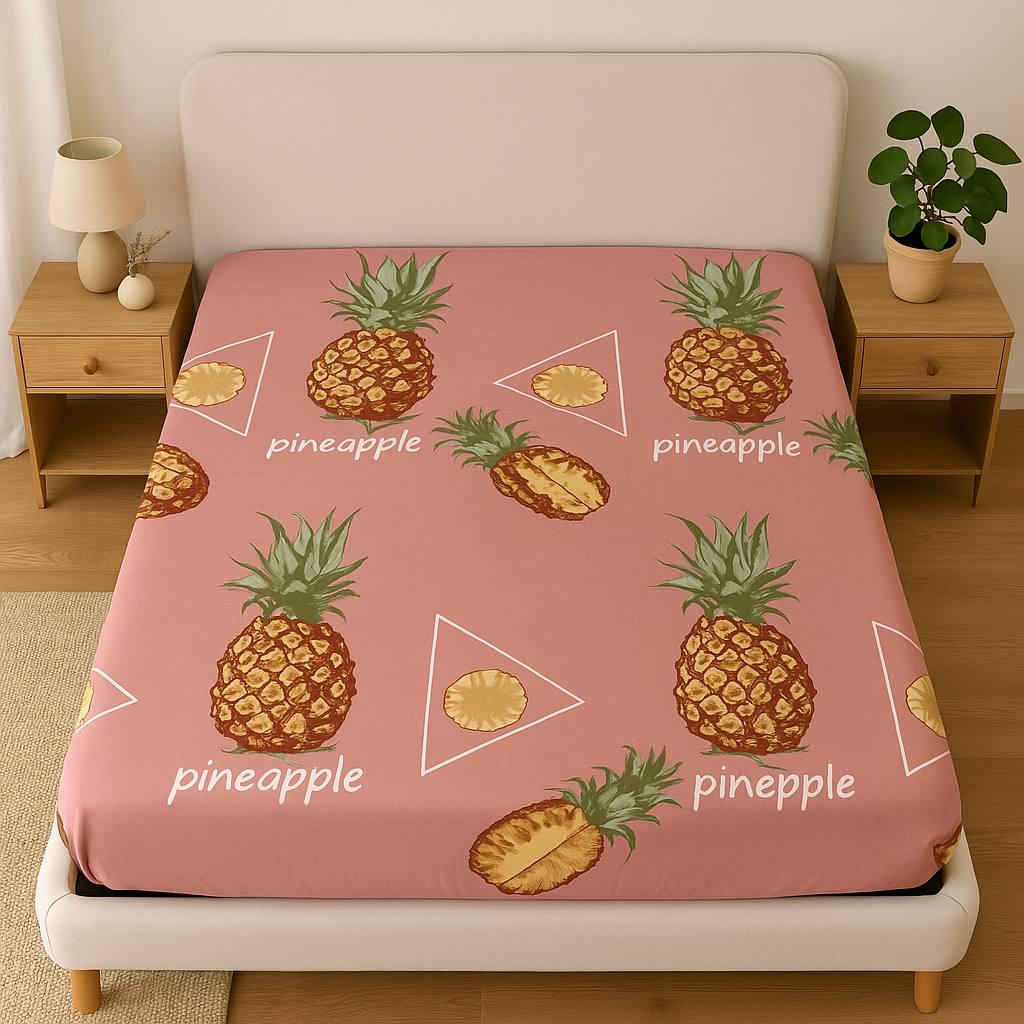 Простынь Pineapple на резинке бязь 160х200 см (G-pa1304/x160)