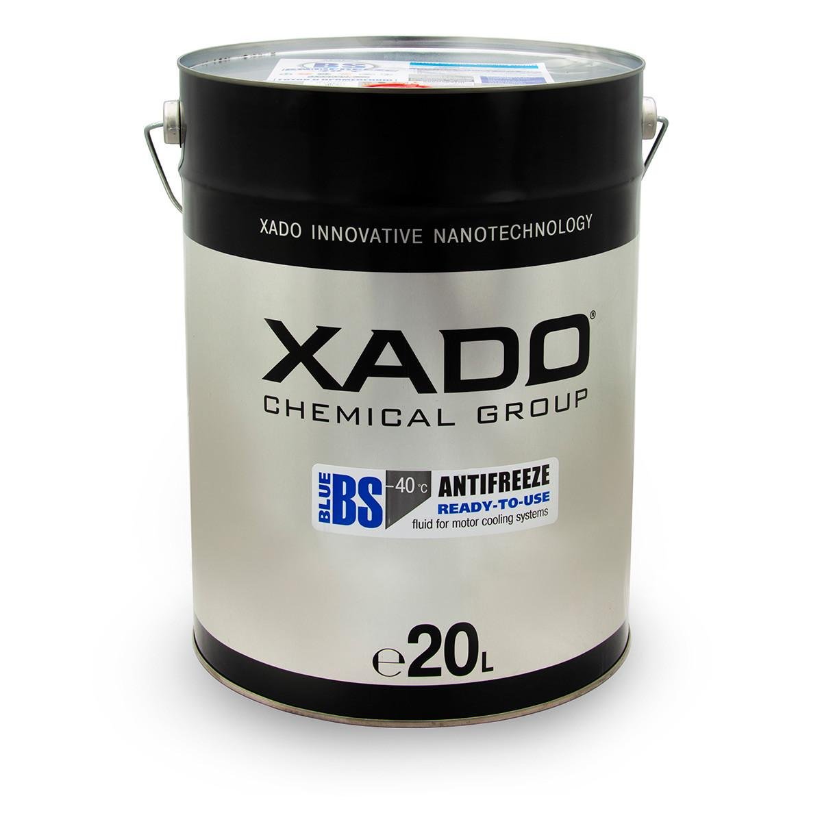 Антифриз для двигателя XADO Antifreeze Blue BS -40⁰С 20 л