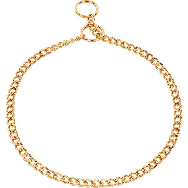 Ошейник для собак Sprenger Collar Round Link круглое звено позолоченная сталь (50702_060_08)