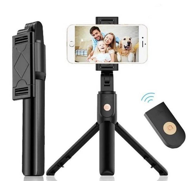 Трипод для телефону Tripod K07 з пультом Bluetooth 4.0 - фото 7