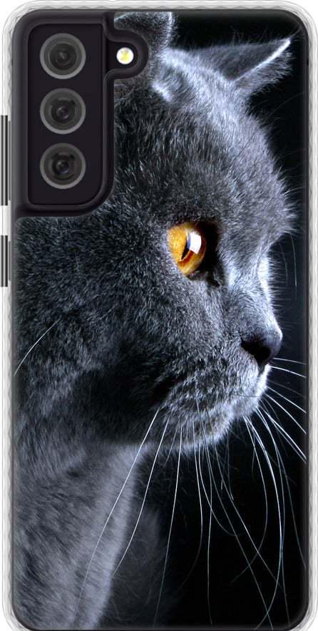 Чехол на Samsung Galaxy S21 FE Красивый кот (3038pc-2302-42517)