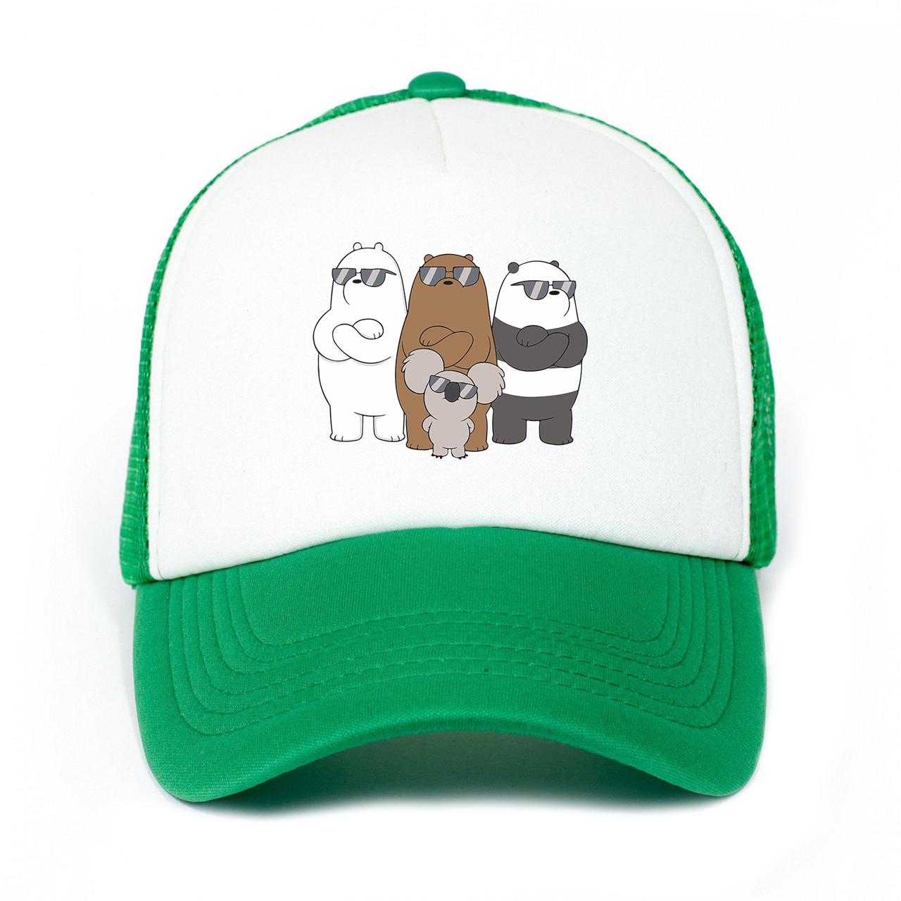 Кепка тракер детская We Bare Bears Зелёный (33404-2892-KG)