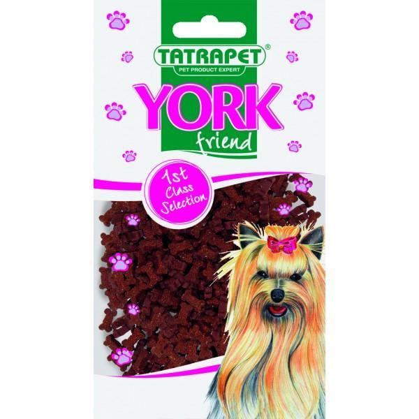 Лакомство для собак TatraPet YORK friend Мини косточки с курицей и говядиной 90 г (1747016849)