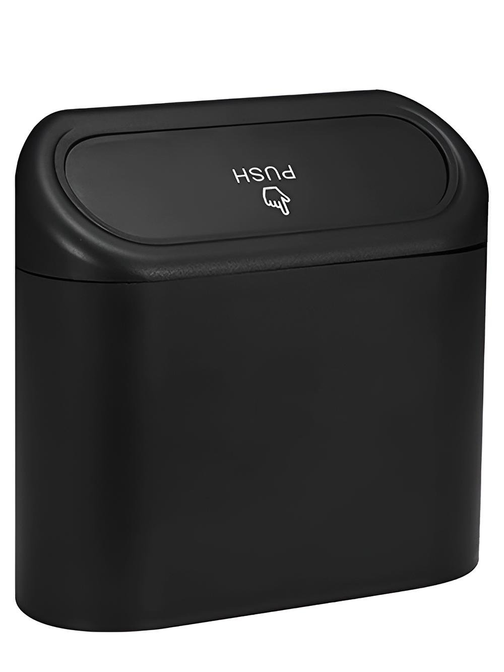 Контейнер автомобільний для сміття JoyPro Trash Buddy з кришкою push та кліпсою Чорний (10906b7c) - фото 1 Контейнер автомобільний для сміття JoyPro Trash Buddy з кришкою push та кліпсою Чорний (10906b7c) - фото 1