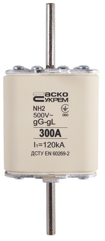 Запобіжник ножовий АСКО-УКРЕМ з плавкою вставкою NH2 300A gG (A0050010043)
