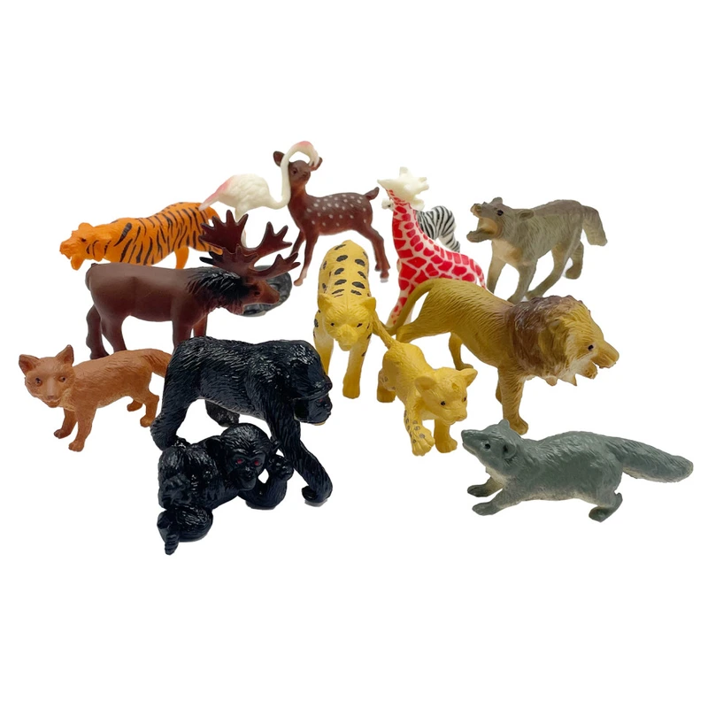 Набір тварин дитячий Animal Kingdom 9618-32 12 шт. від 4 см