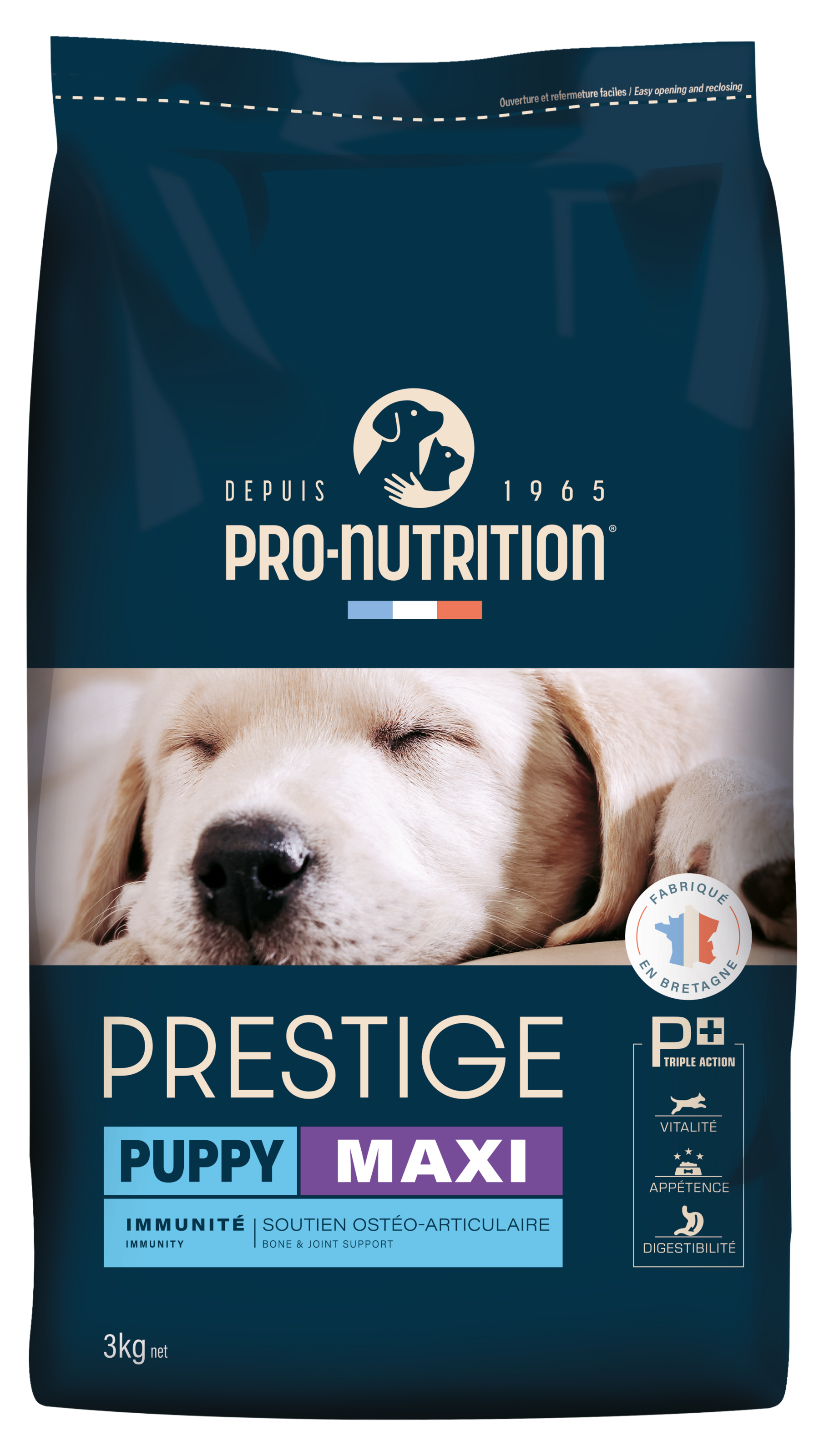 Корм сухой полнорационный для щенков крупных пород Pro-Nutrition Flatazor Prestige Puppy Maxi 3 кг (203270C4)