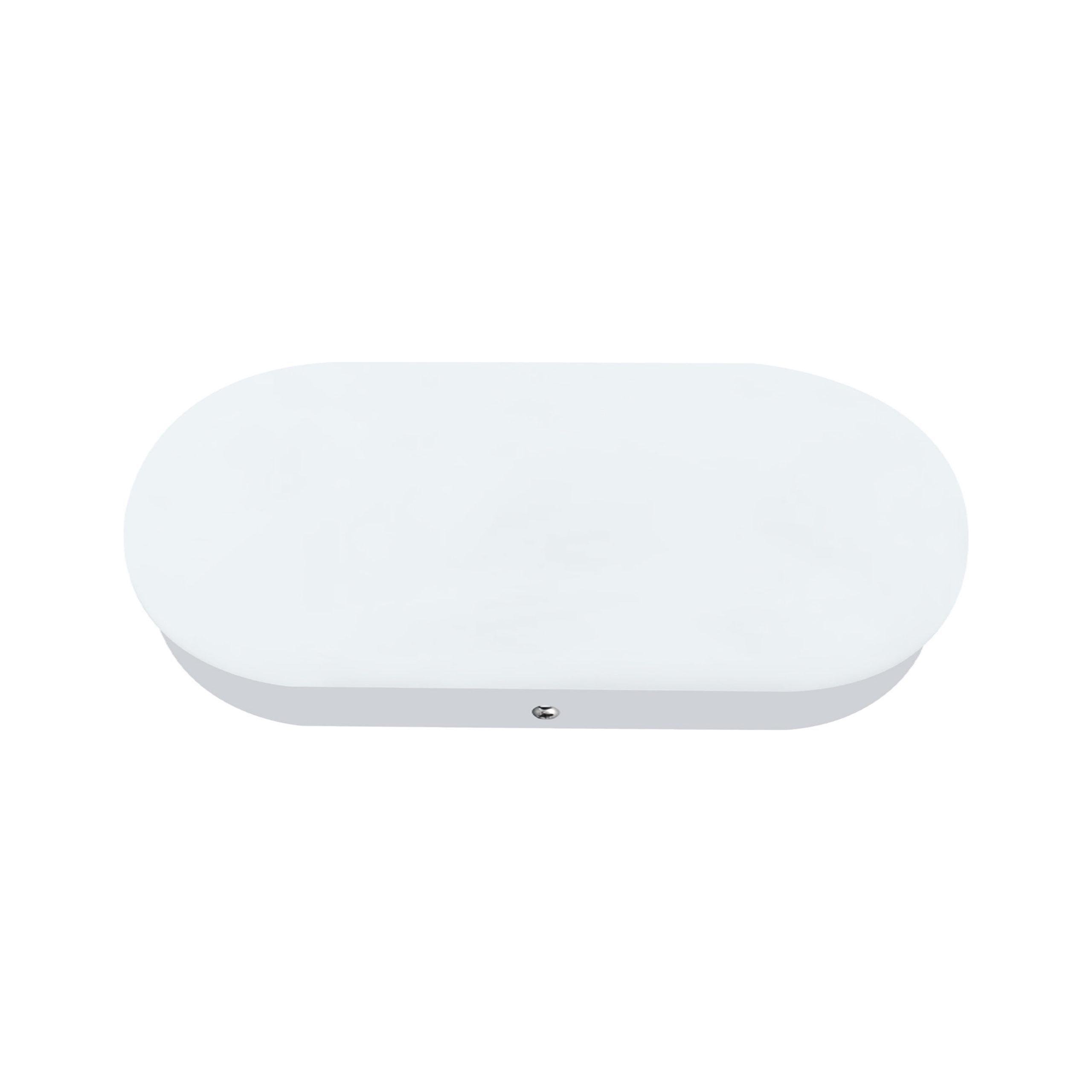 LED-светильник овальный потолочный HOROZ ELECTRIC FARADAY-36 36W IP65 6400K 3600 Lm 160-265V 300х150 мм (27568297)