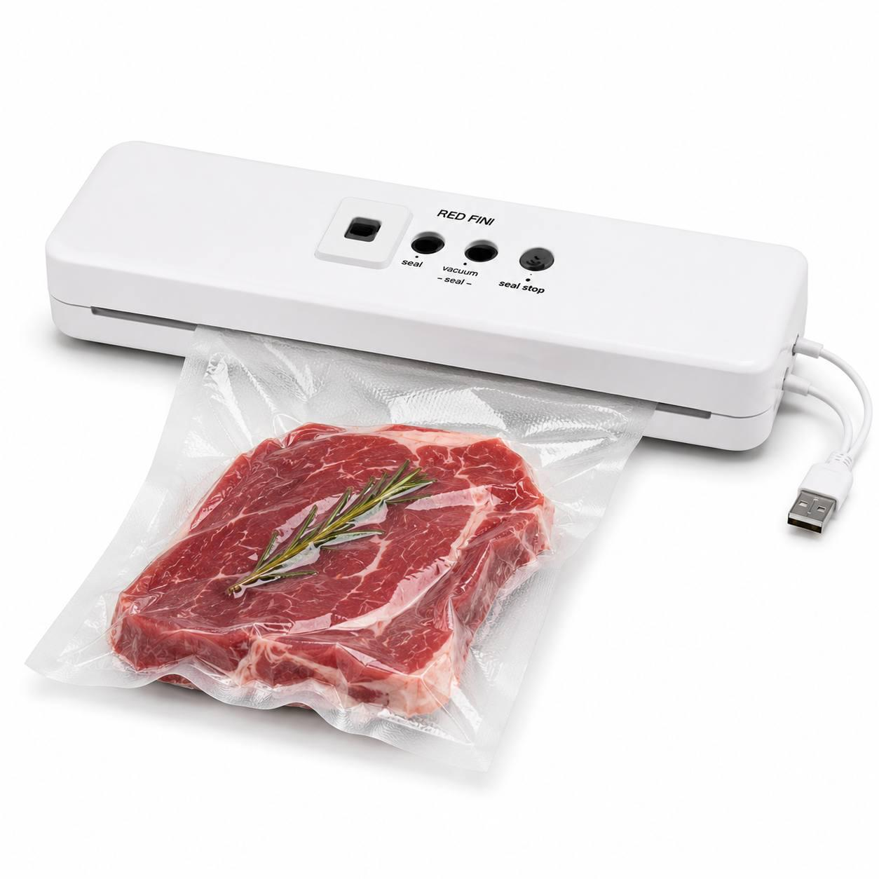 Вакуумный упаковщик USB Red FINI AND373 Белый (38455451)