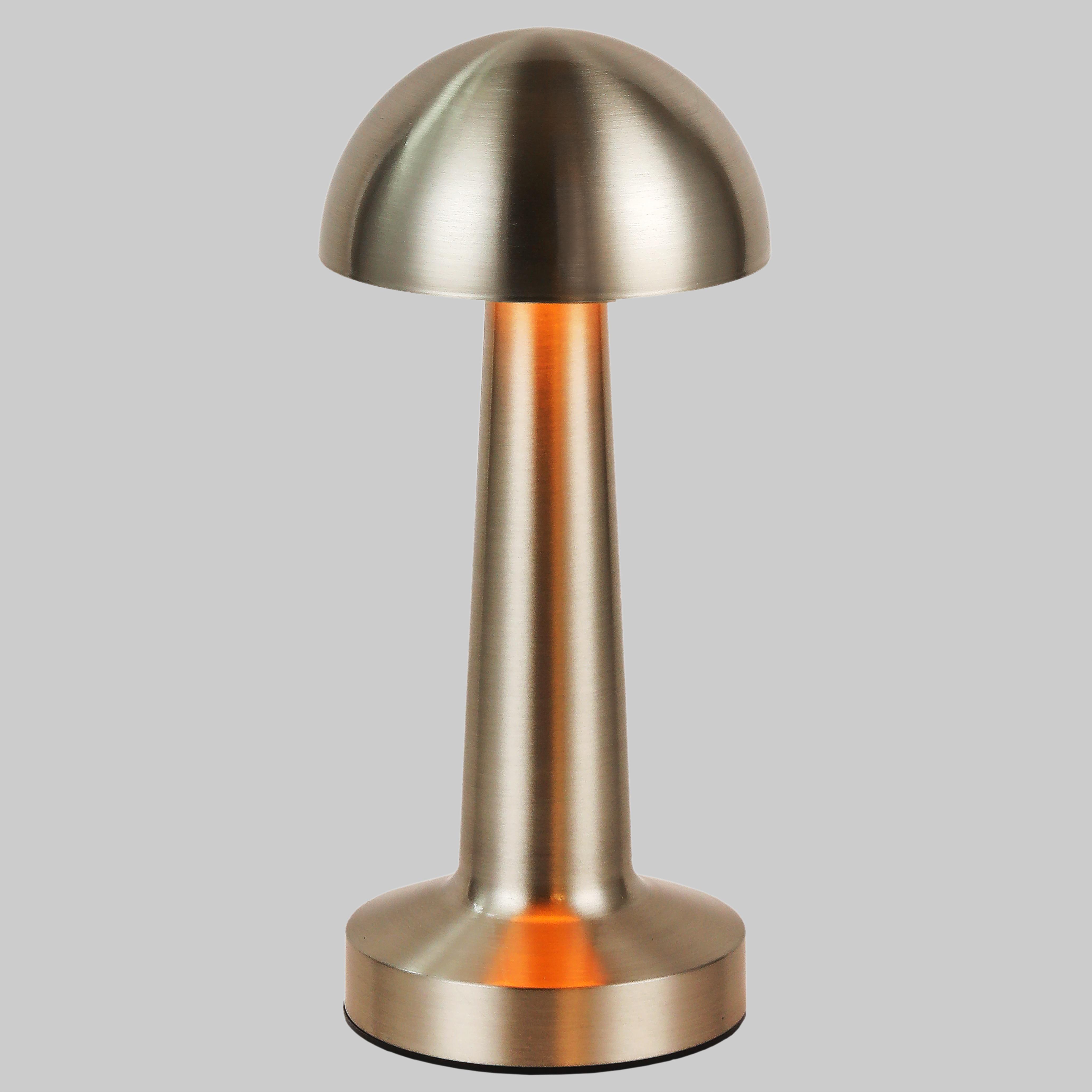 Настільна лампа Грибочок для бара/кафе/ресторана Срібний (795-LTA11 SILVER) - фото 1 Настільна лампа Грибочок для бара/кафе/ресторана Срібний (795-LTA11 SILVER) - фото 1