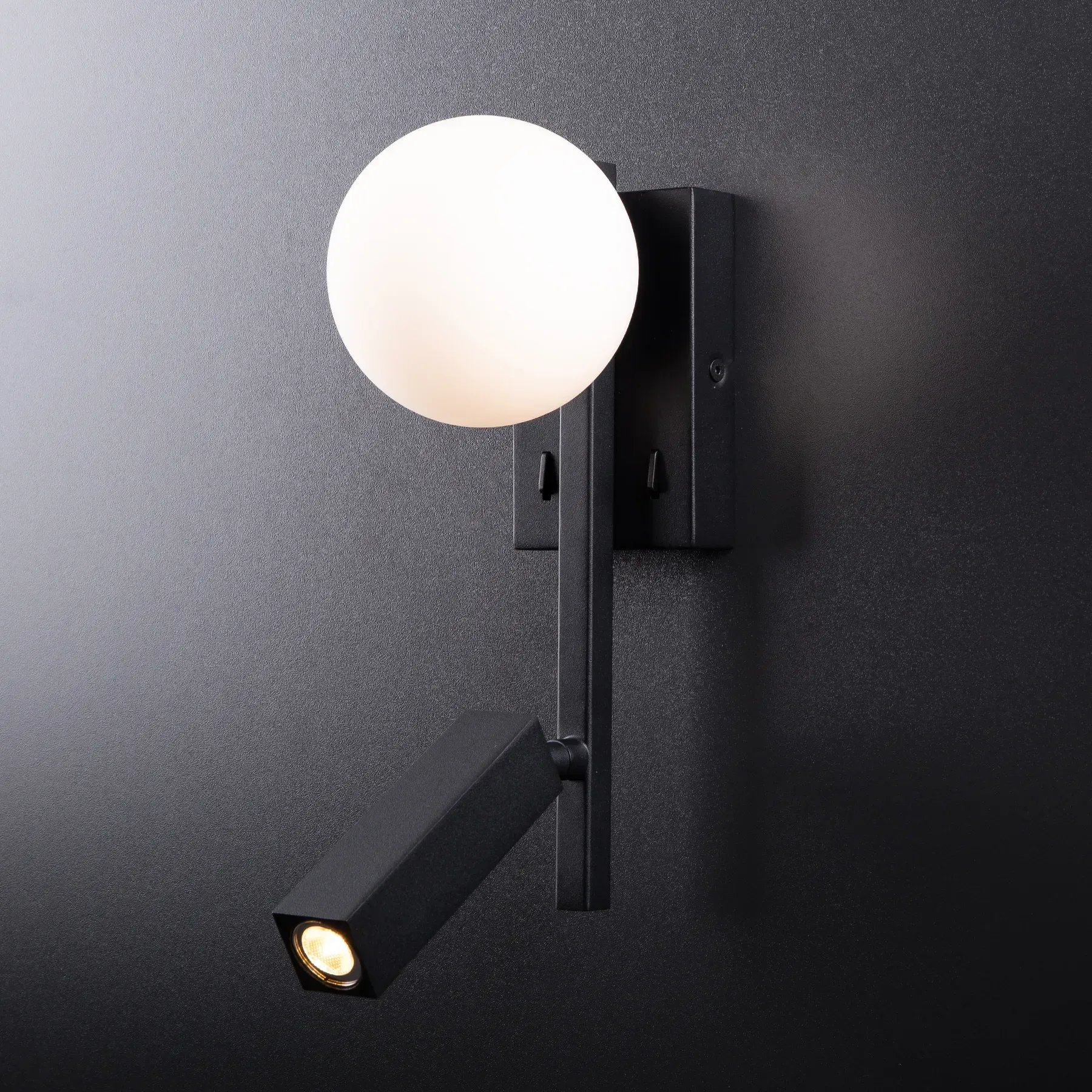 Светильник настенный MJ-Light GLOBE READ 3200K BK 15009 (26381056)