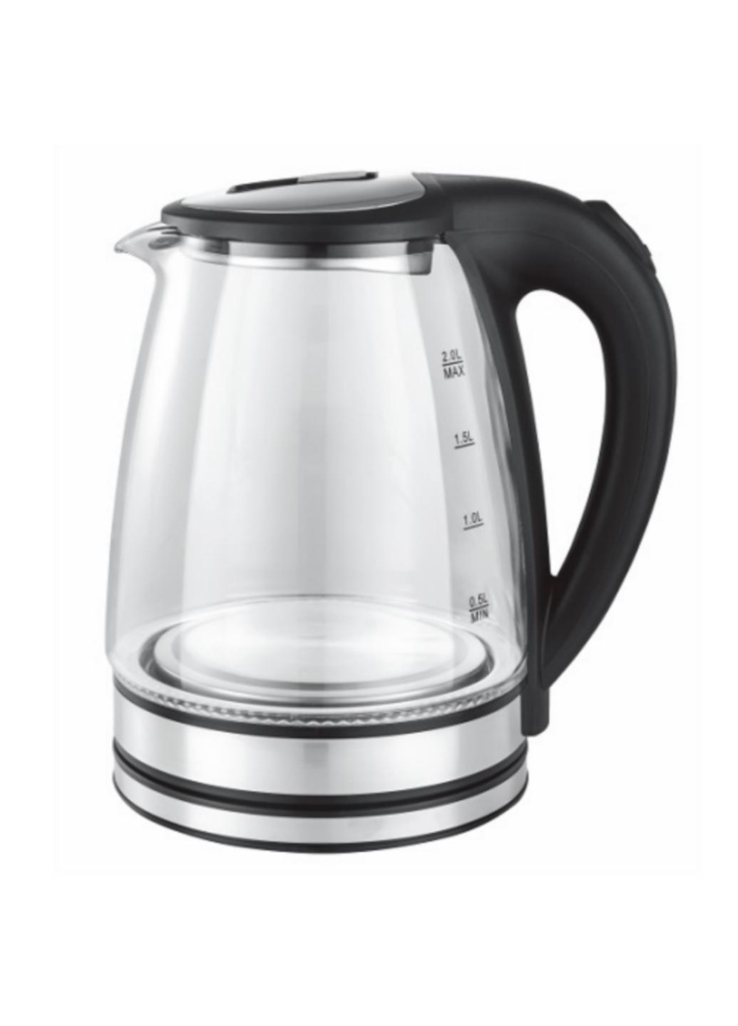 Чайник стеклянный электрический Glass Besser 10368 1,8 л 1800 W Черный (10368М) - фото 1 Чайник стеклянный электрический Glass Besser 10368 1,8 л 1800 W Черный (10368М) - фото 1