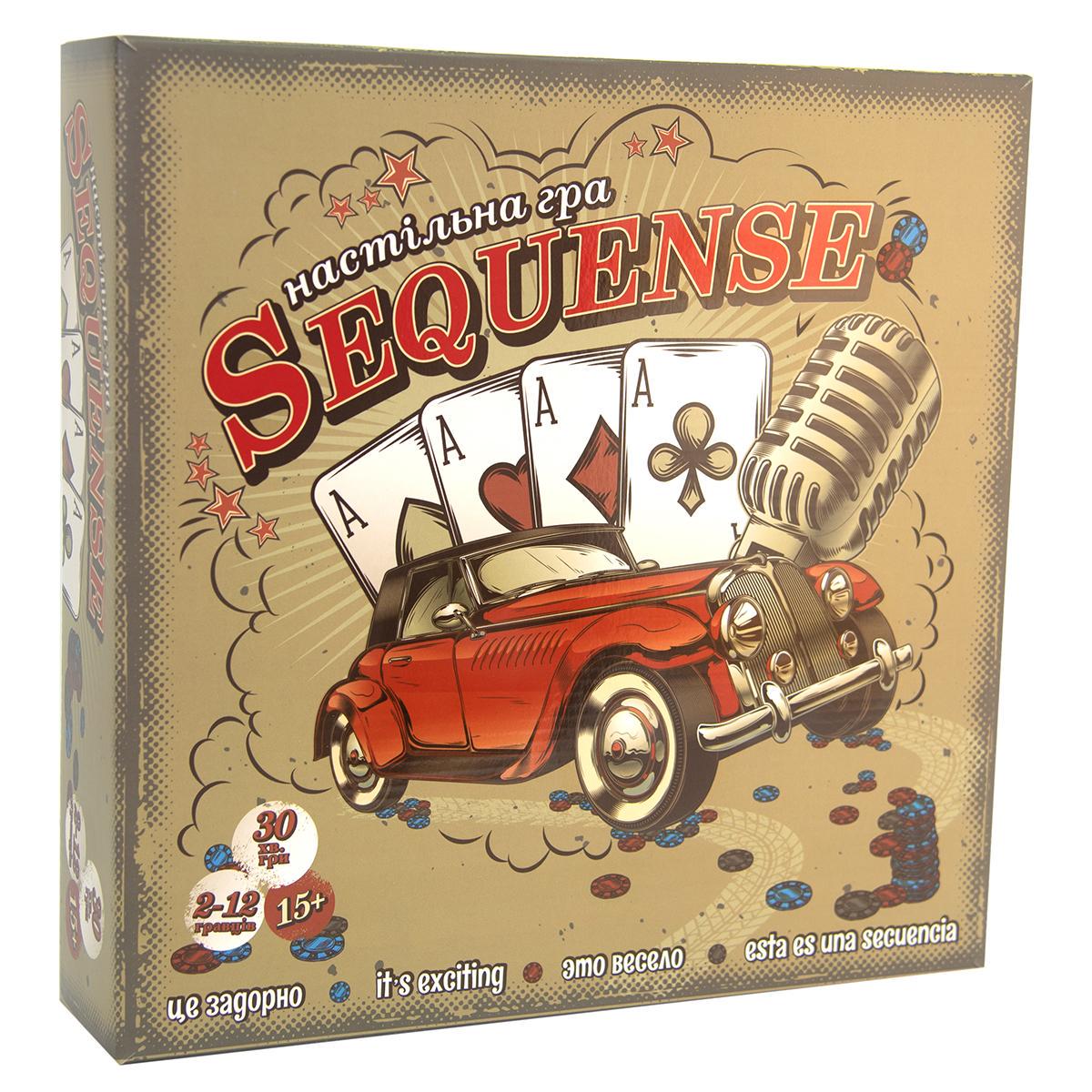 Настольная игра Strateg Sequense укр. (30361)