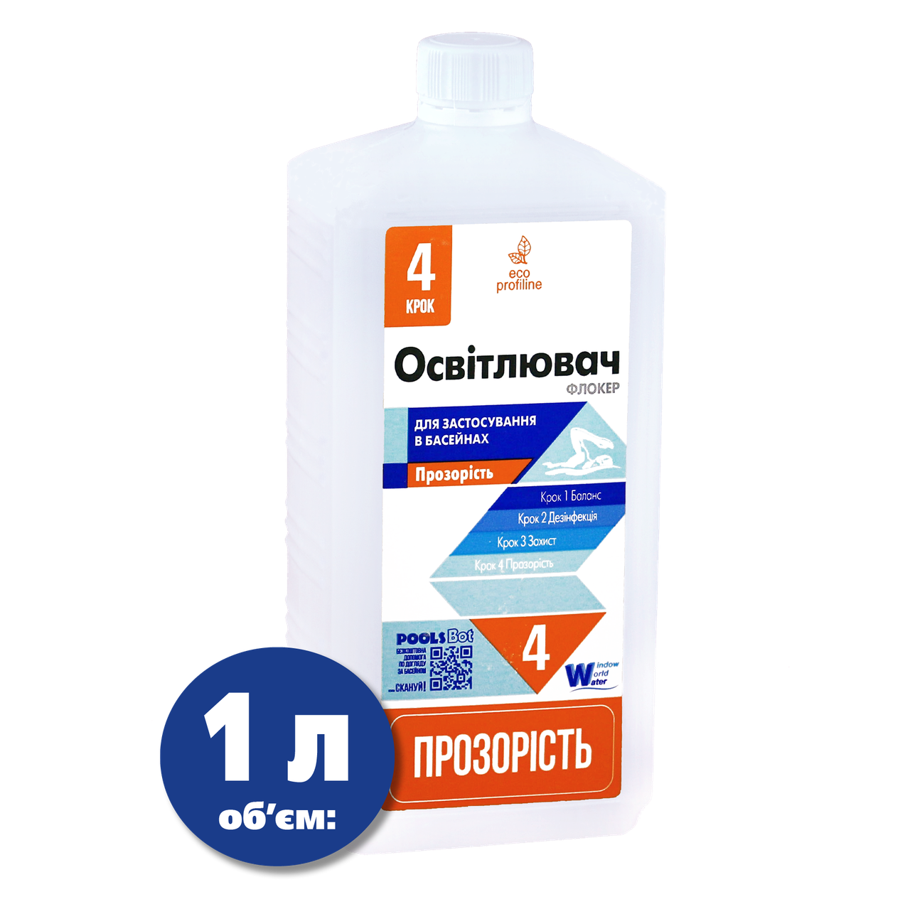 Флокер жидкий для освещения воды Water World Window 1 л (10605046)