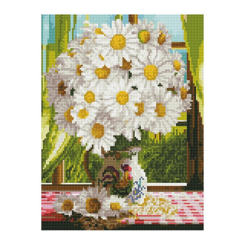 Алмазная мозаика Rainbow Art Ромашки в весе 40х30 см (EJ1363)