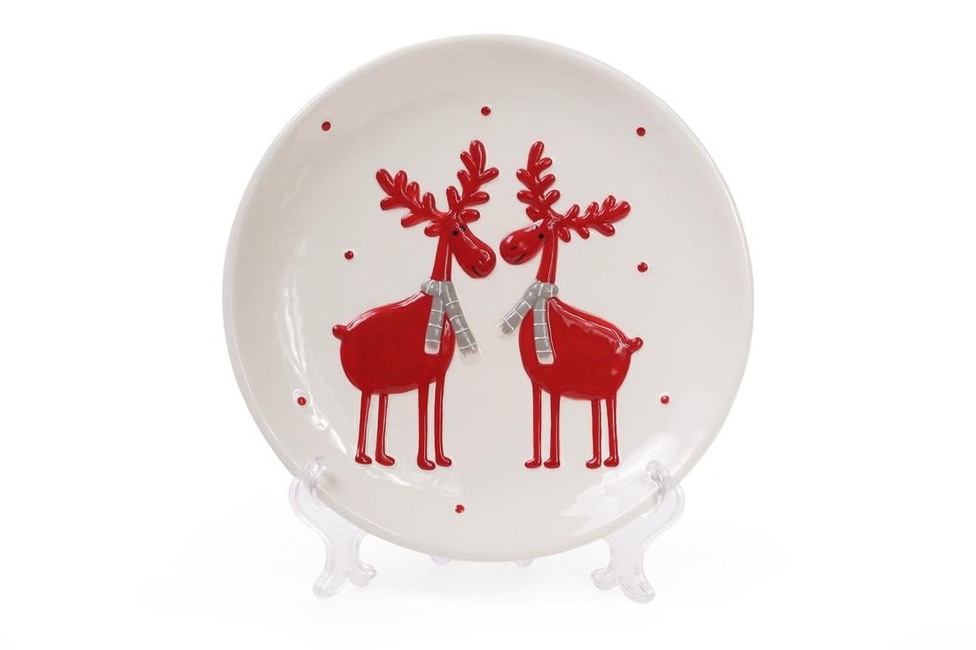 Тарелка BonaDi Елени 21,4 см Белый (834-141)