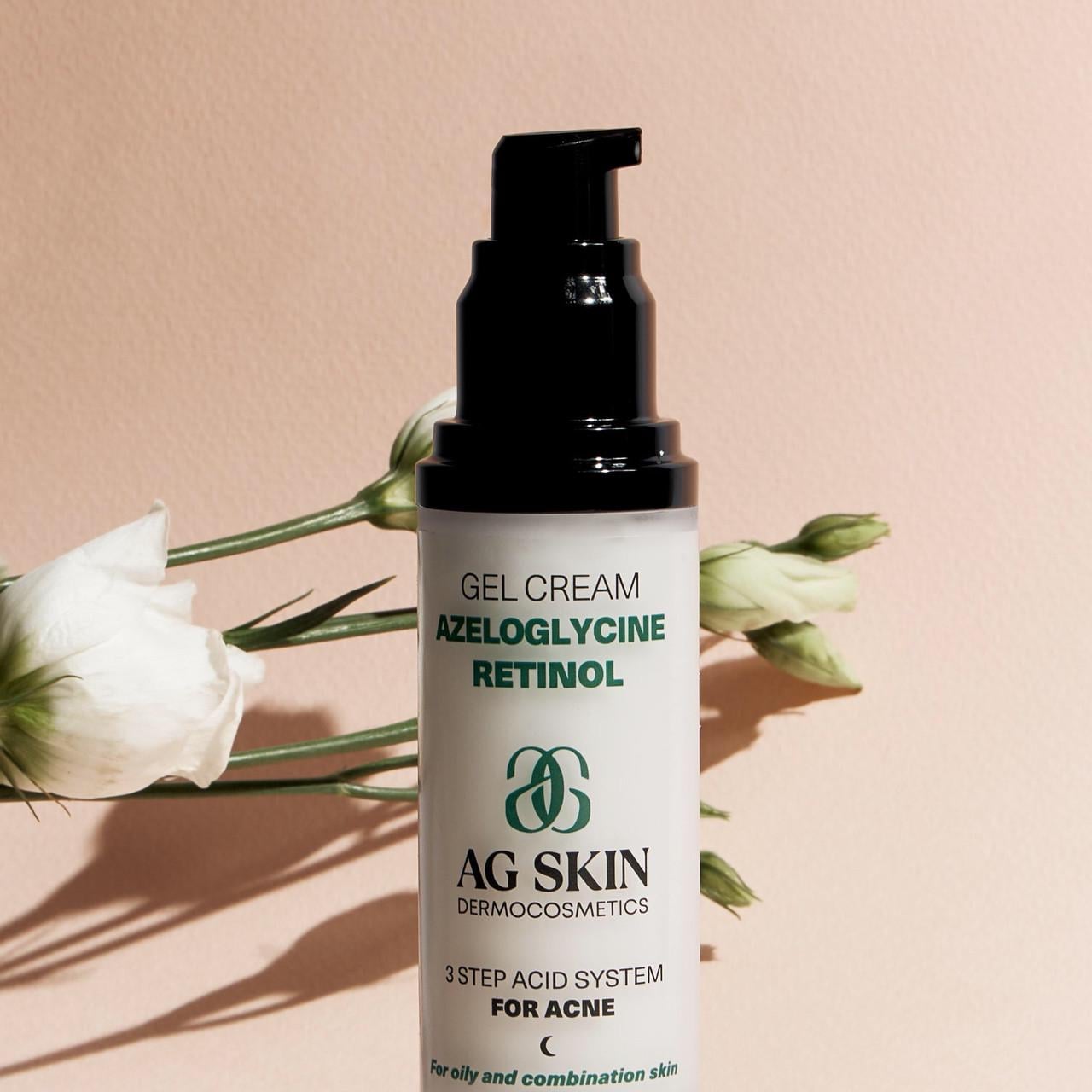 Гель-крем с азелоглицином и ретинолом Gel cream azeloglycine retinol AG Skin 50 мл (2472317842)