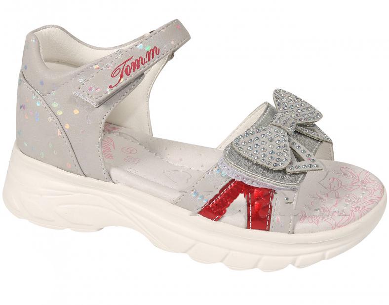 Босоножки на танкетке Tom.m 7282E р. 32 Асфальтовый