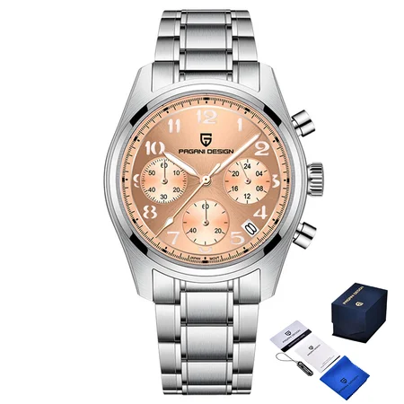 Наручные часы Pagani Design PD-1773 Silver-Pink (1892)