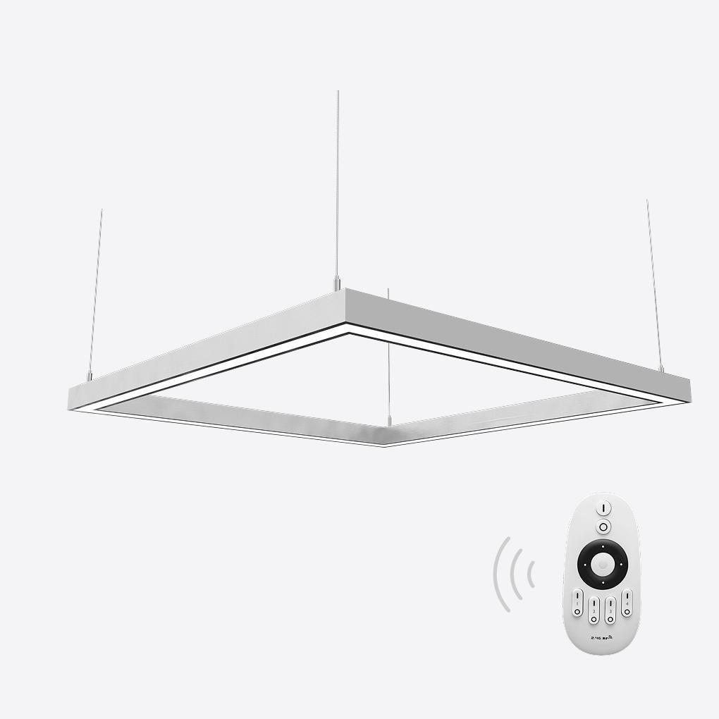 Светильник светодиодный X-LED дымчатый 80 Вт квадрат 440x440x43 мм (LSNK-80d) - фото 2 Светильник светодиодный X-LED дымчатый 80 Вт квадрат 440x440x43 мм (LSNK-80d) - фото 2