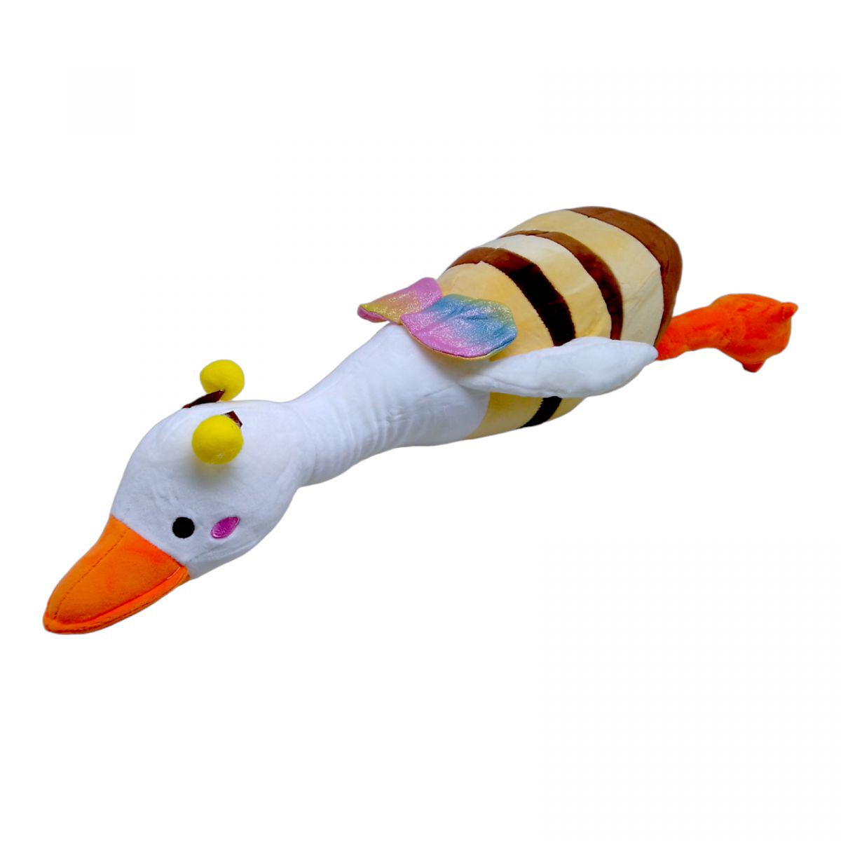 Мягкая игрушка Гусь в костюме пчелки 65 см (227278)