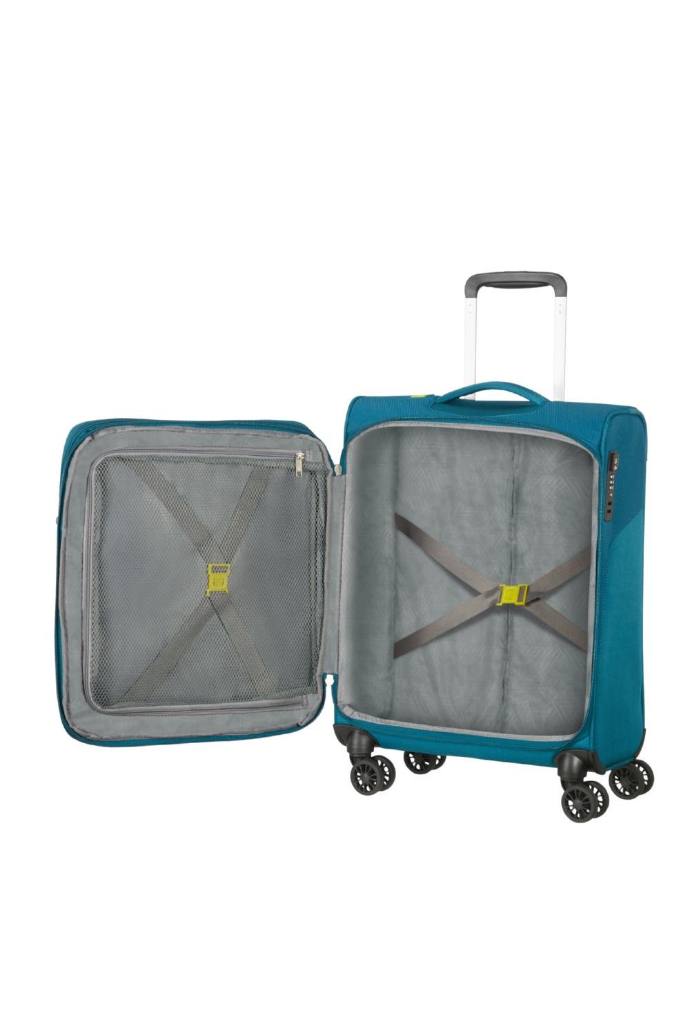 Валіза з розширенням American Tourister Summerfunk 55x40x23/25 см Блакитний (78G-51003) - фото 5