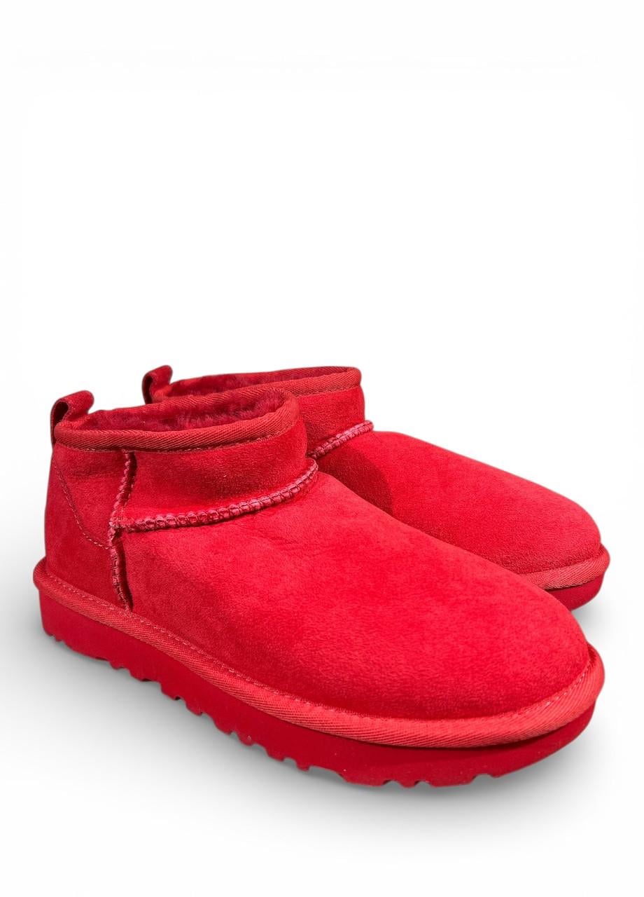 Угги женские UGG Classic Ultra Mini s/n 1116109 р. 36/US 5 22 см Красный (2864370413)