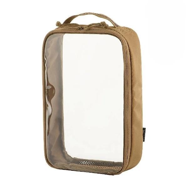 Органайзер утилитарный M-Tac Elite L 30х19 см Прозрачный/Coyote (AM0000159) - фото 1 Органайзер утилитарный M-Tac Elite L 30х19 см Прозрачный/Coyote (AM0000159) - фото 1