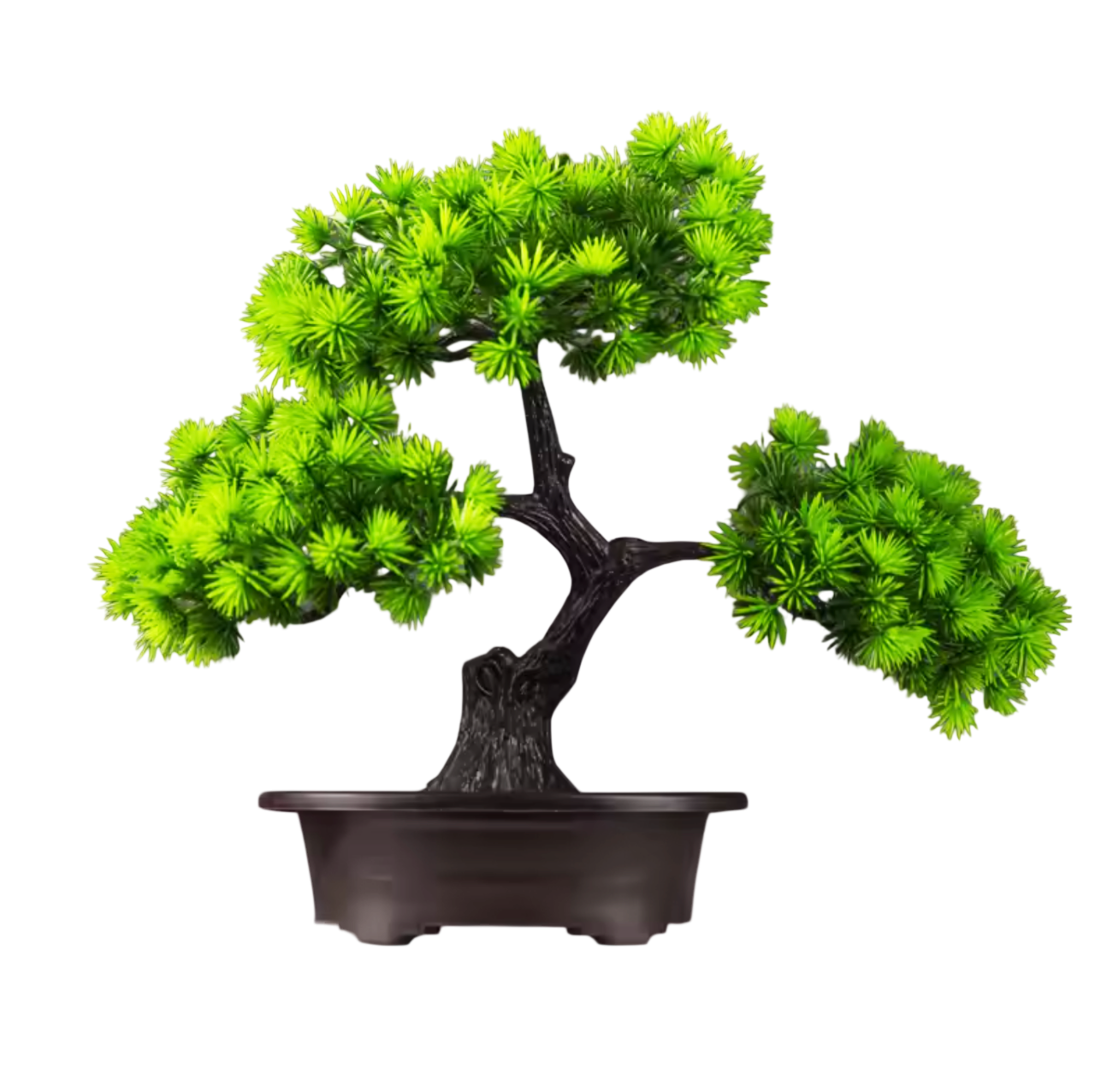 Бонсай Соснове Дерево Штучна композиція у горщику Pine Bonsai 32x27 см Зелений (MK001054)