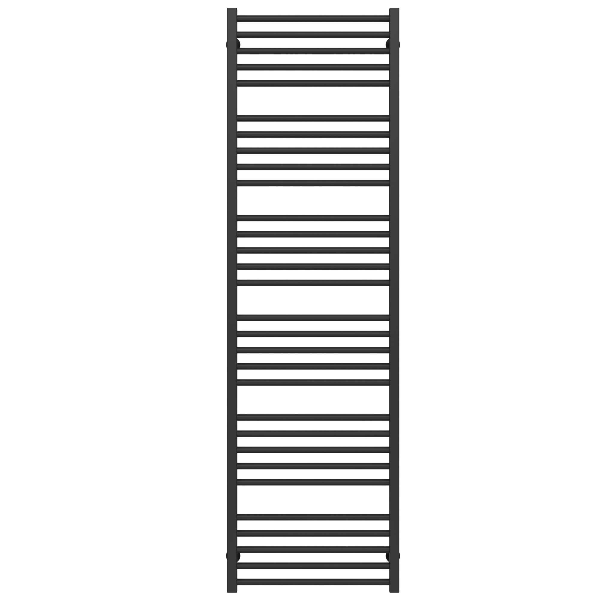 Полотенцесушитель водяной Deffi Lima П30 нижнее подключение нержавеющая сталь 600х1800 мм Черный (A.LI.180.60.30.BA)