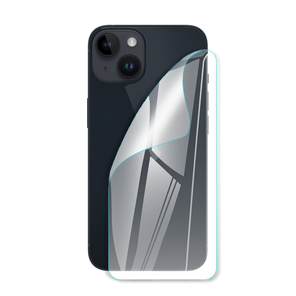 Захисна поліуретанова глянсова плівка Medium Armor для корпусу смартфону Apple iPhone 14 (PF-M02CSG-002-015)