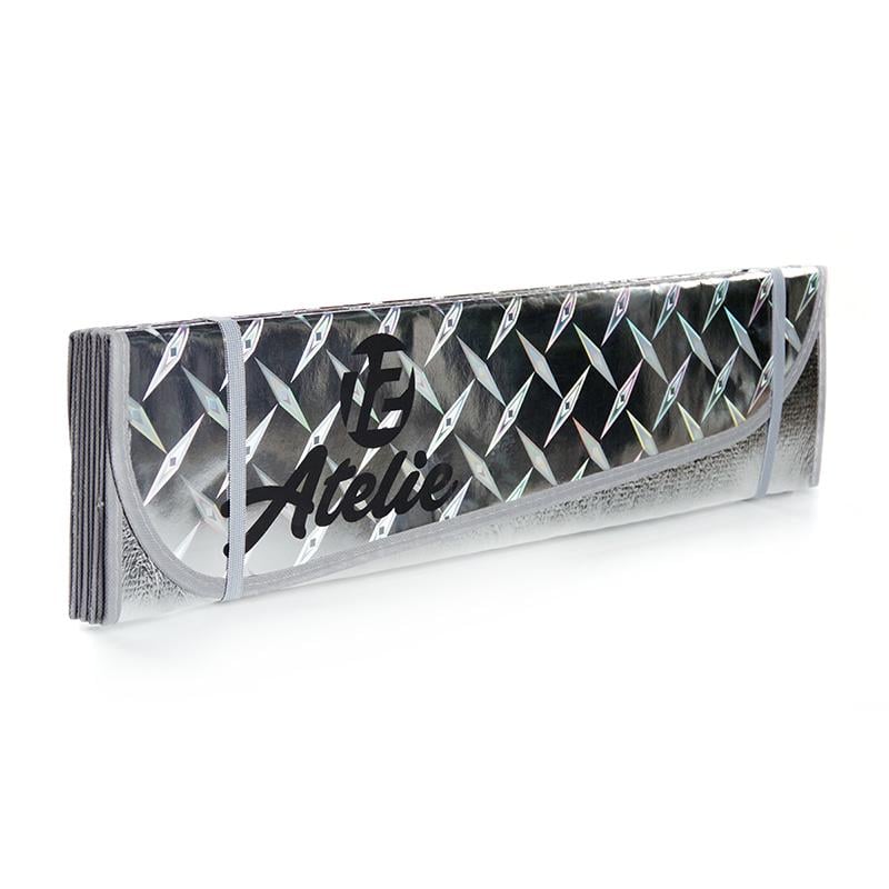 Шторка сонцезахисна 12 Atelie з візерунком 150х80 см Сріблястий (951606)