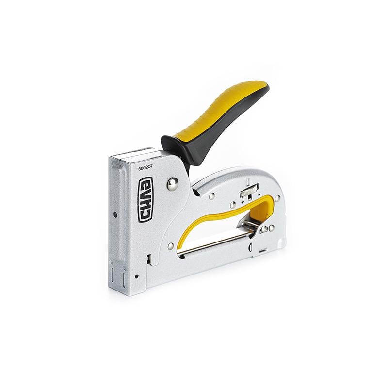 Степлер рессорный Сила с регулировкой силы удара для скобы 4-14 мм (680207)