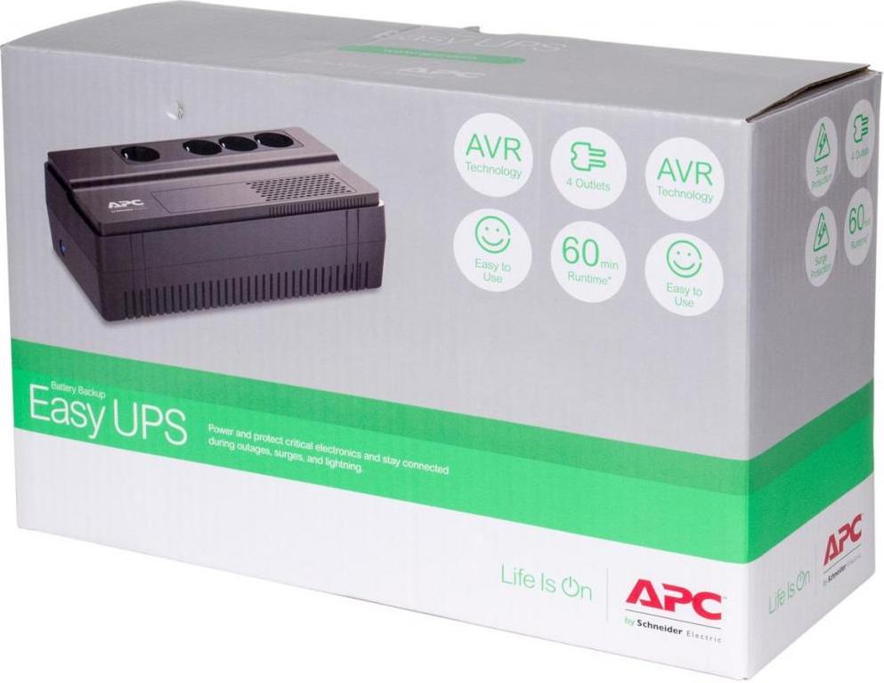 Джерело безперебійного живлення APC Easy UPS 650VA Schuko (BV650I-GR) - фото 2