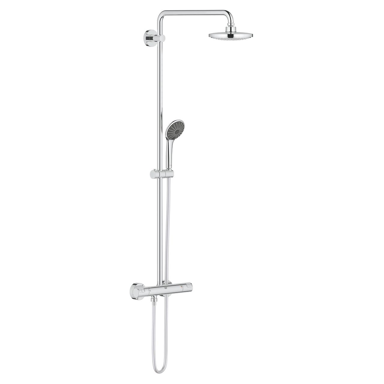 Душова система з термостатом Grohe Vitalio Joy System 180 27298001 Хром (97997)