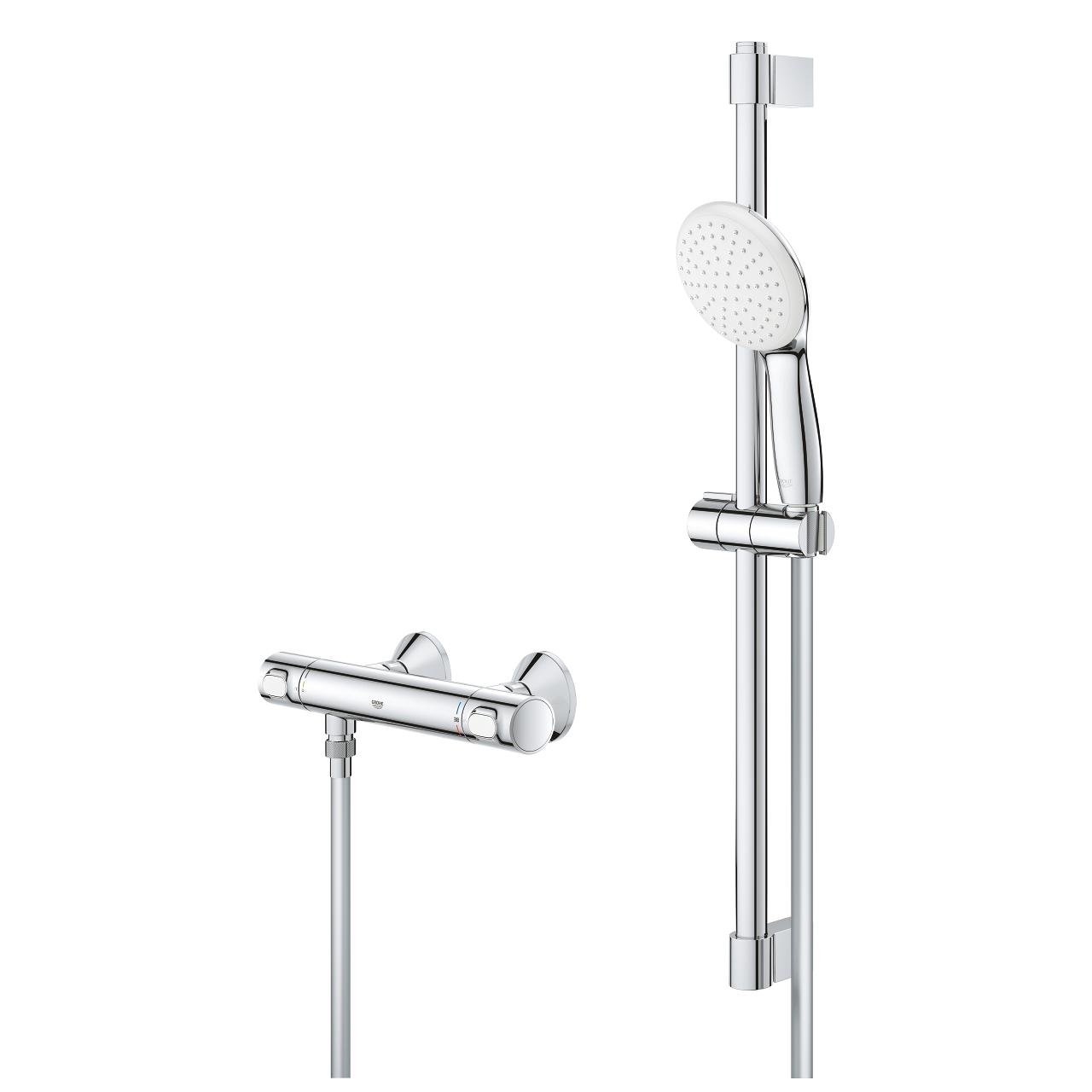 Змішувач для душу Grohe Grohtherm 34796001 з термостатом Хром (229863) - фото 4 Змішувач для душу Grohe Grohtherm 34796001 з термостатом Хром (229863) - фото 4