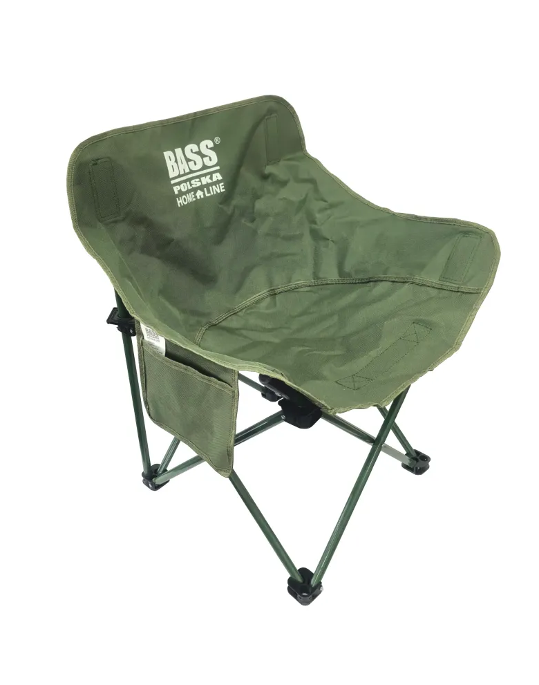 Крісло складане туристичне Bass Polska BH 30034 із бічною кишенею Зелений (BH 30034) Крісло складане туристичне Bass Polska BH 30034 із бічною кишенею Зелений (BH 30034)