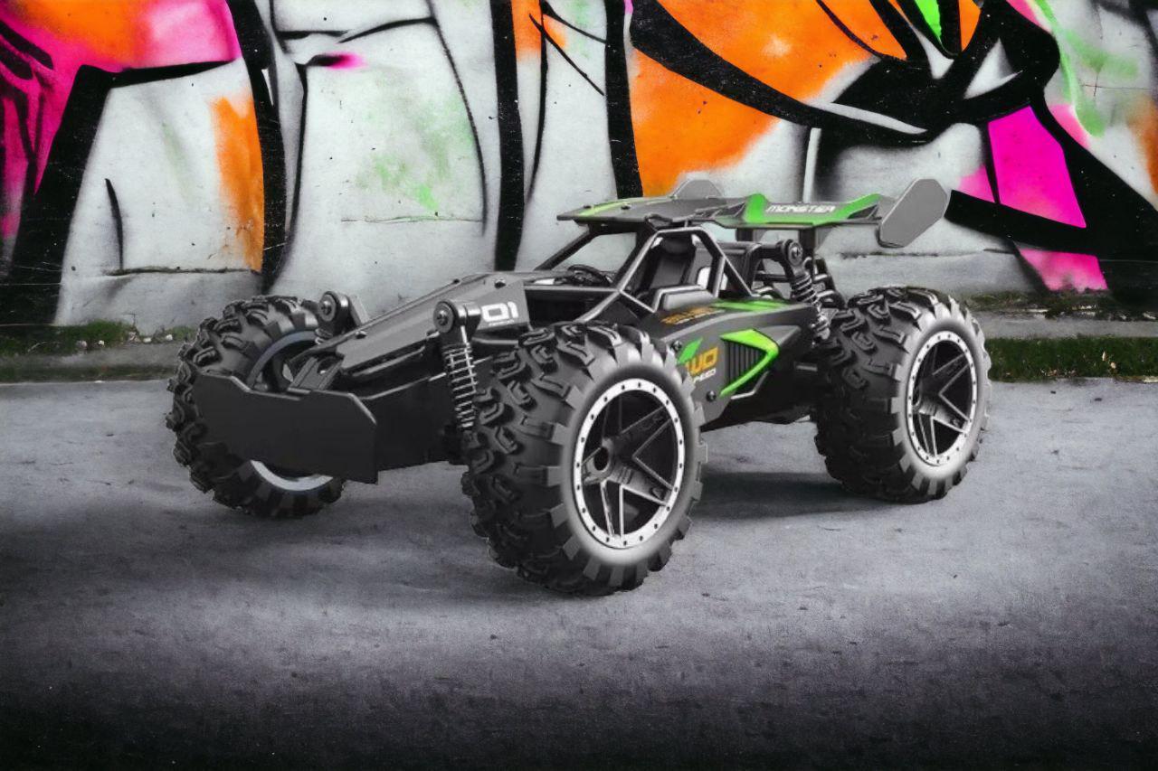 Машинка Hotdeer Off-Roader 1:18 на радіокеруванні Green - фото 7