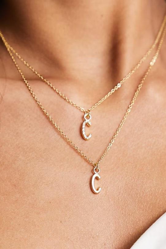 Ожерелье двухслойное C Asos 2011099 Gold Ожерелье двухслойное C Asos 2011099 Gold